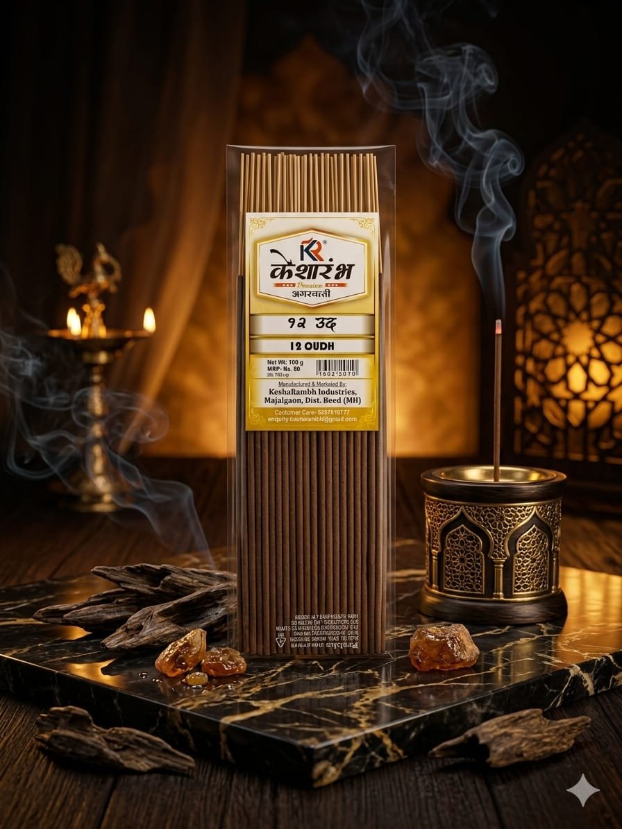 12 oudh (1) Oudh Agarbatti – Luxurious Oud Fragrance for Divine Ambience - Image 1