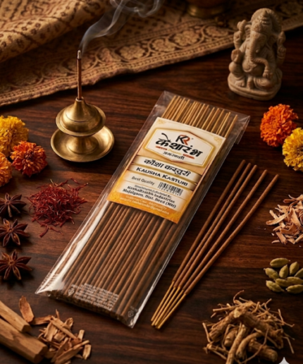 Kausha Kasturi Agarbatti – Premium Musk Incense for Spiritual Calm